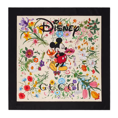 disney gucci scarf|Gucci scarf with fur trim.